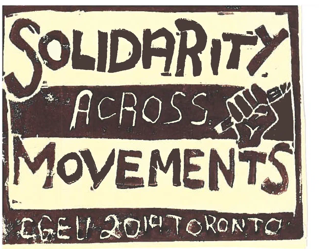 CGEU Toronto Conference Sticker (2019).