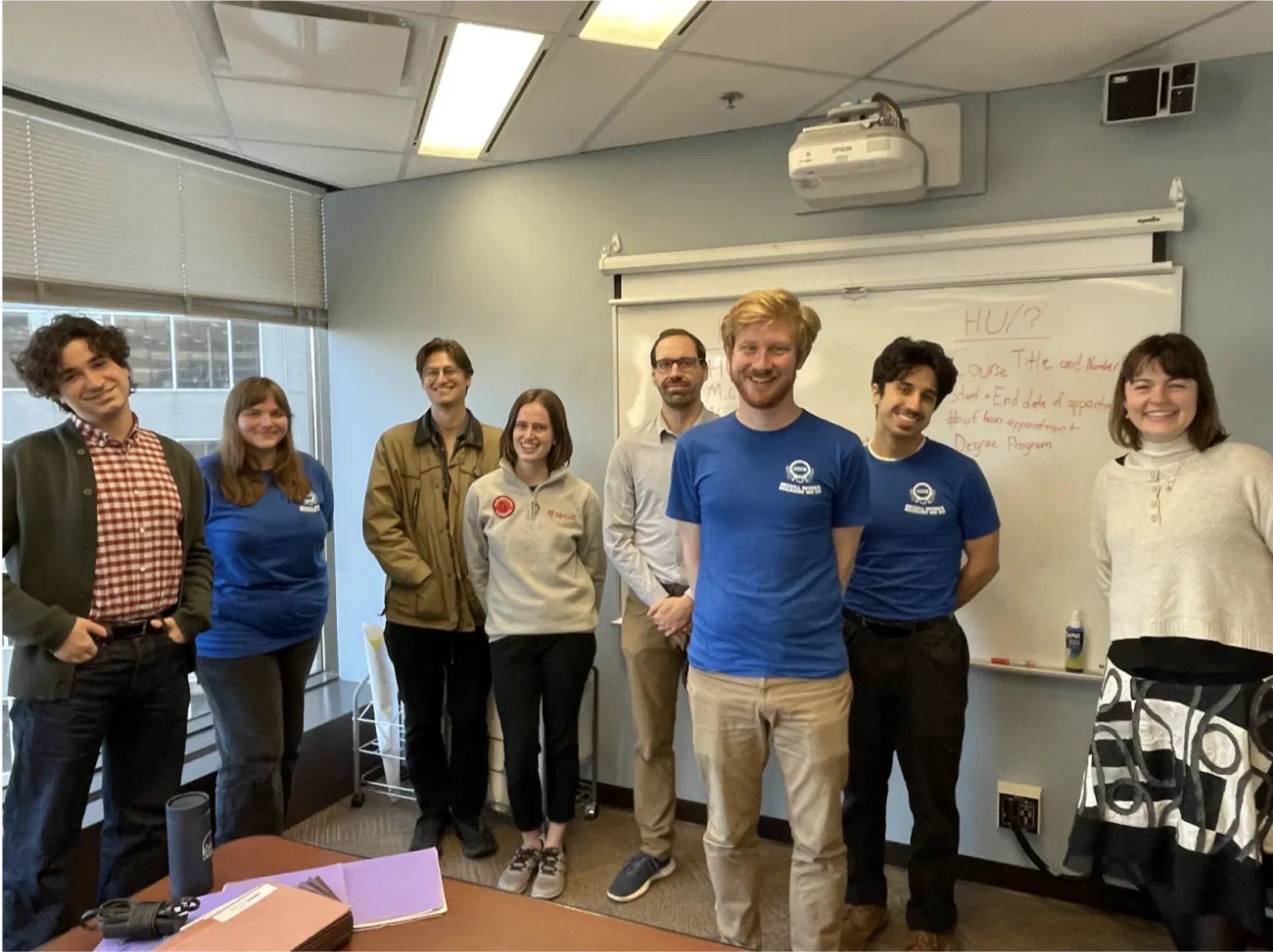 Members of your October 29th bargaining team, post-bargaining.